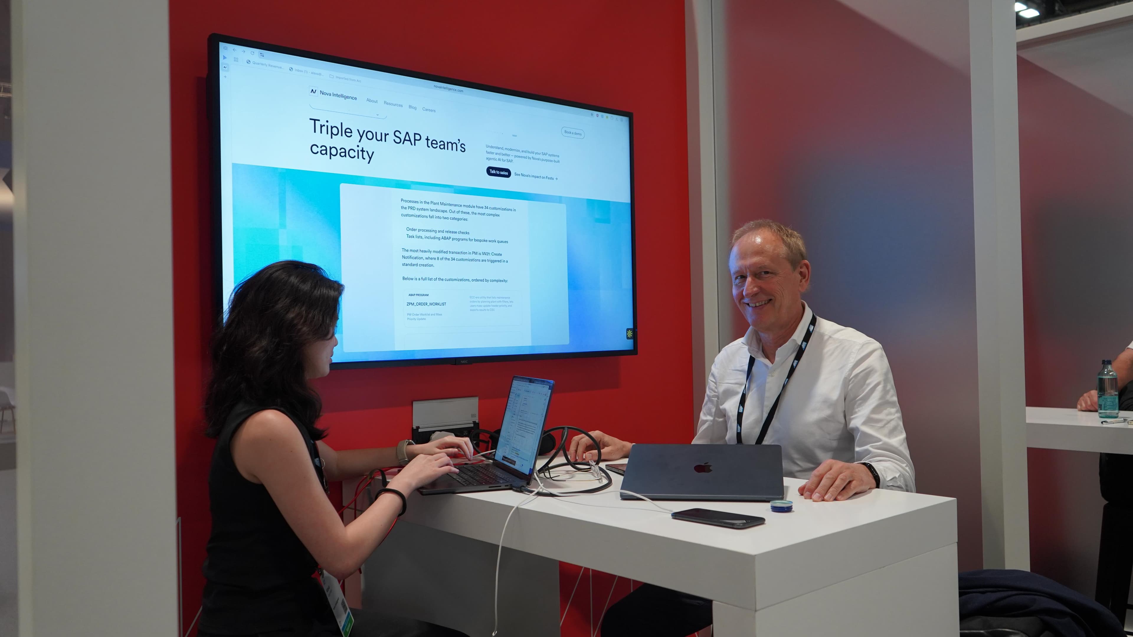 Nova product demo at Sapphire 2026